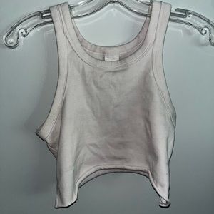 white halter top. Size medium.